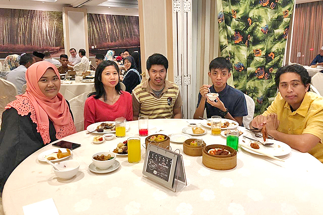 Sungkai buffet treat for differently abled youth and families